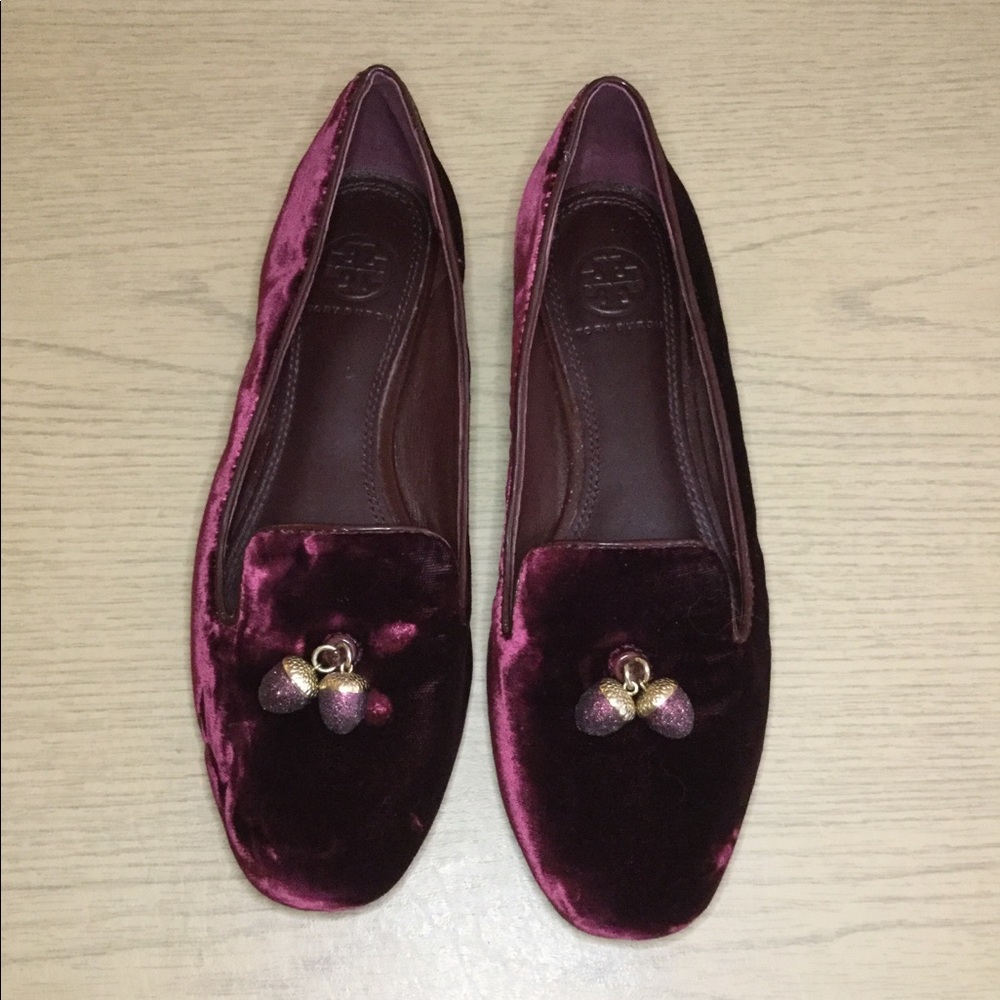 Tory Burch Velvet Loafers - Picture 6 of 6